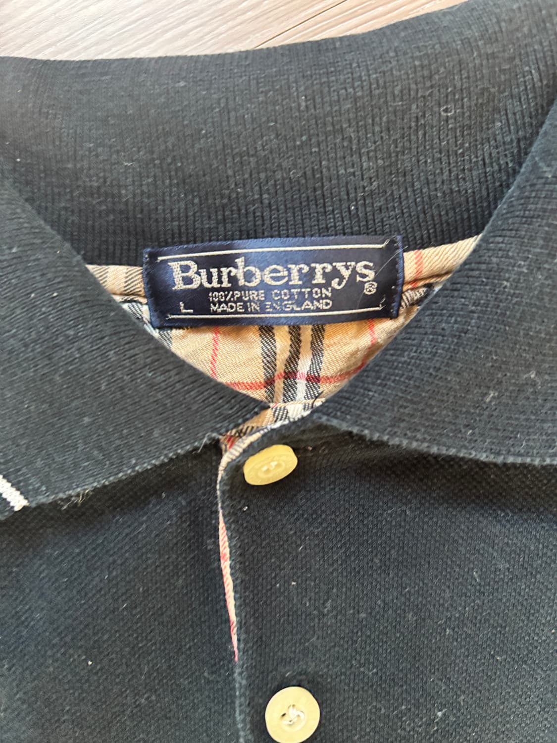 버버리 블랙 카라티 L (잉글랜드) 상품이미지4