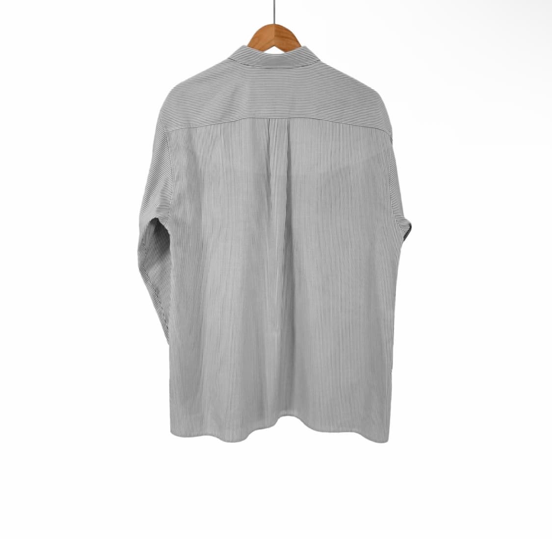[39] 디올 x 데님 티어스 남성 코튼 스트라이프 옥스포드 셔츠 그레이 상품이미지3