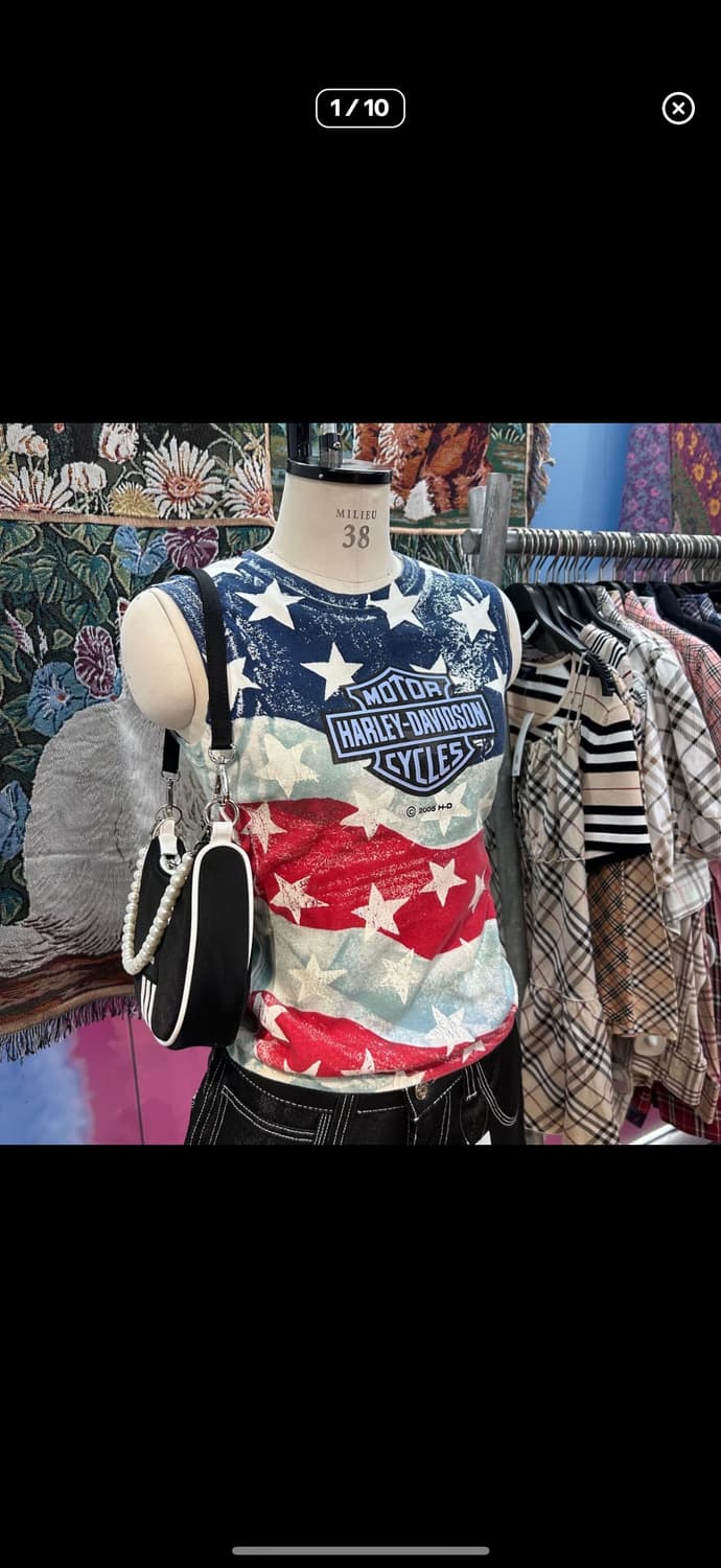 Harley Davidson y2k Sleeveless 상품이미지1