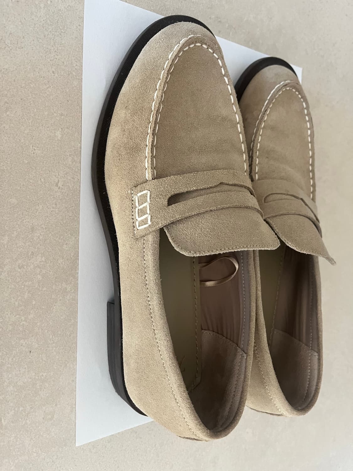 자라 스웨이드 로퍼 39 상품이미지2