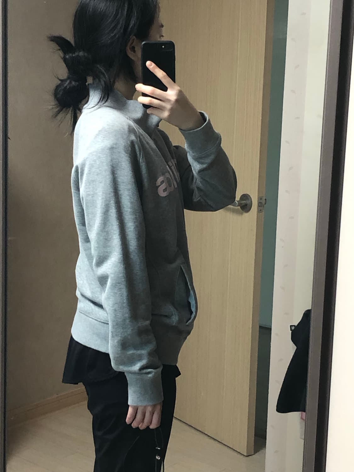 L 아디다스 회핑 하이넥 스웻 집업 자켓 상품이미지2