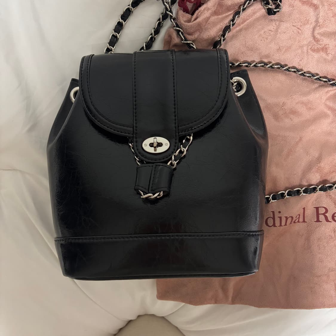 카디널레드 하우아 체인 백팩 가방 상품이미지2
