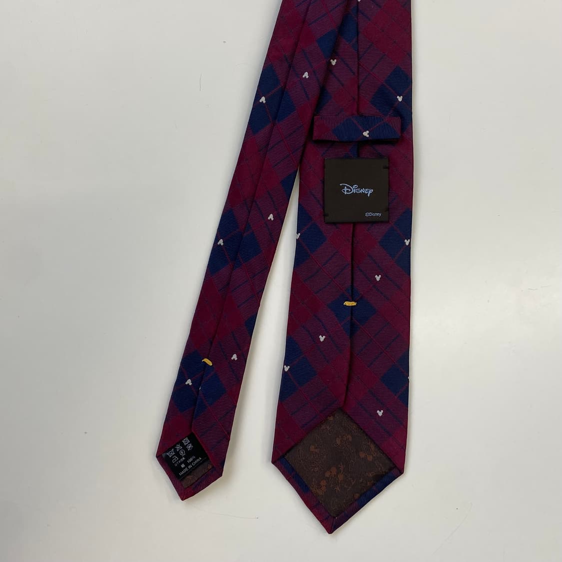 디즈니 캐릭터미키마우스 실크넥타이7.4cm 상품이미지3
