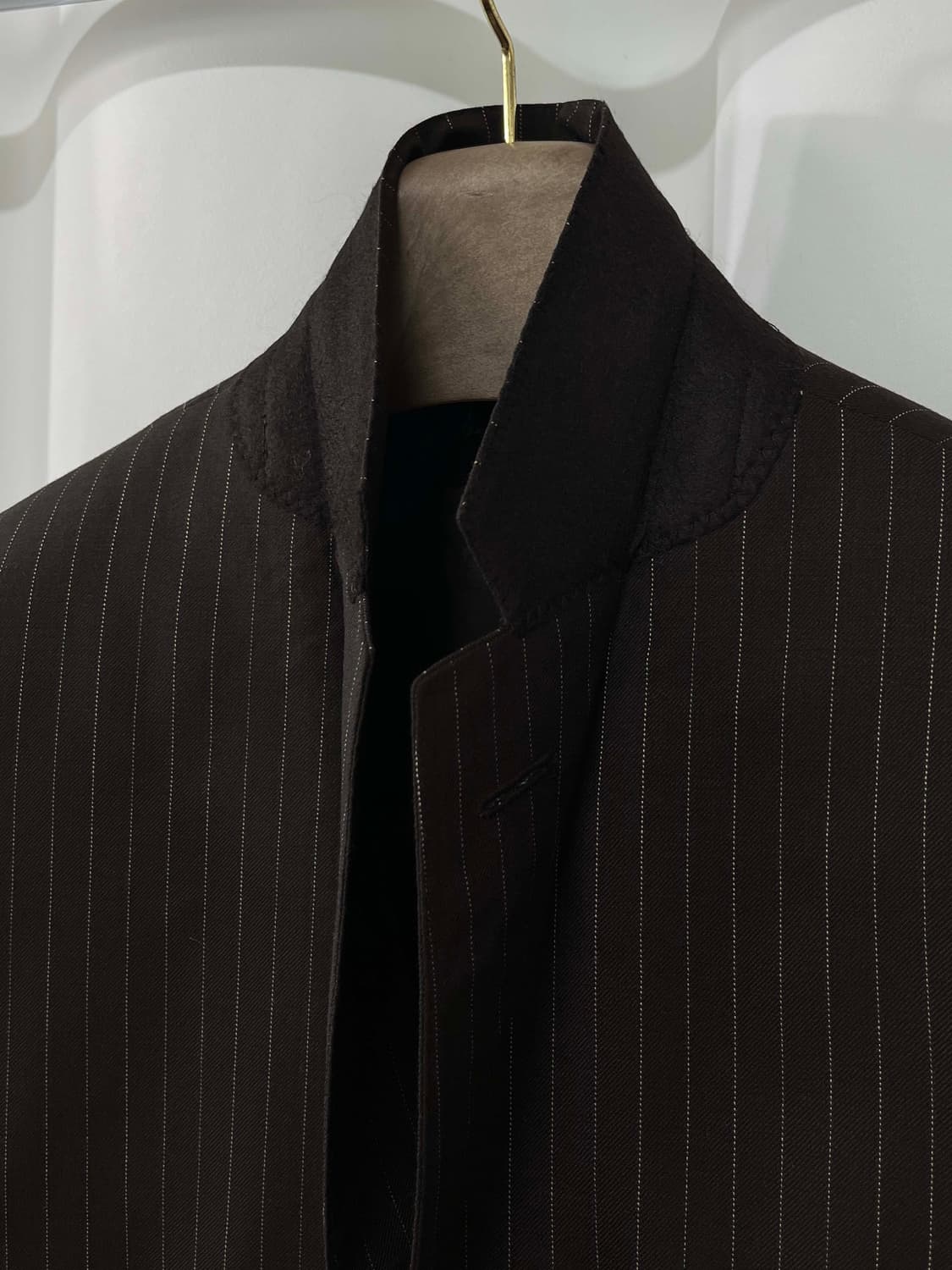 폴로 랄프로렌 꼬르넬리아니 이태리 콩그레스맨 핀스트라이프 버진울 수트자켓 상품이미지6