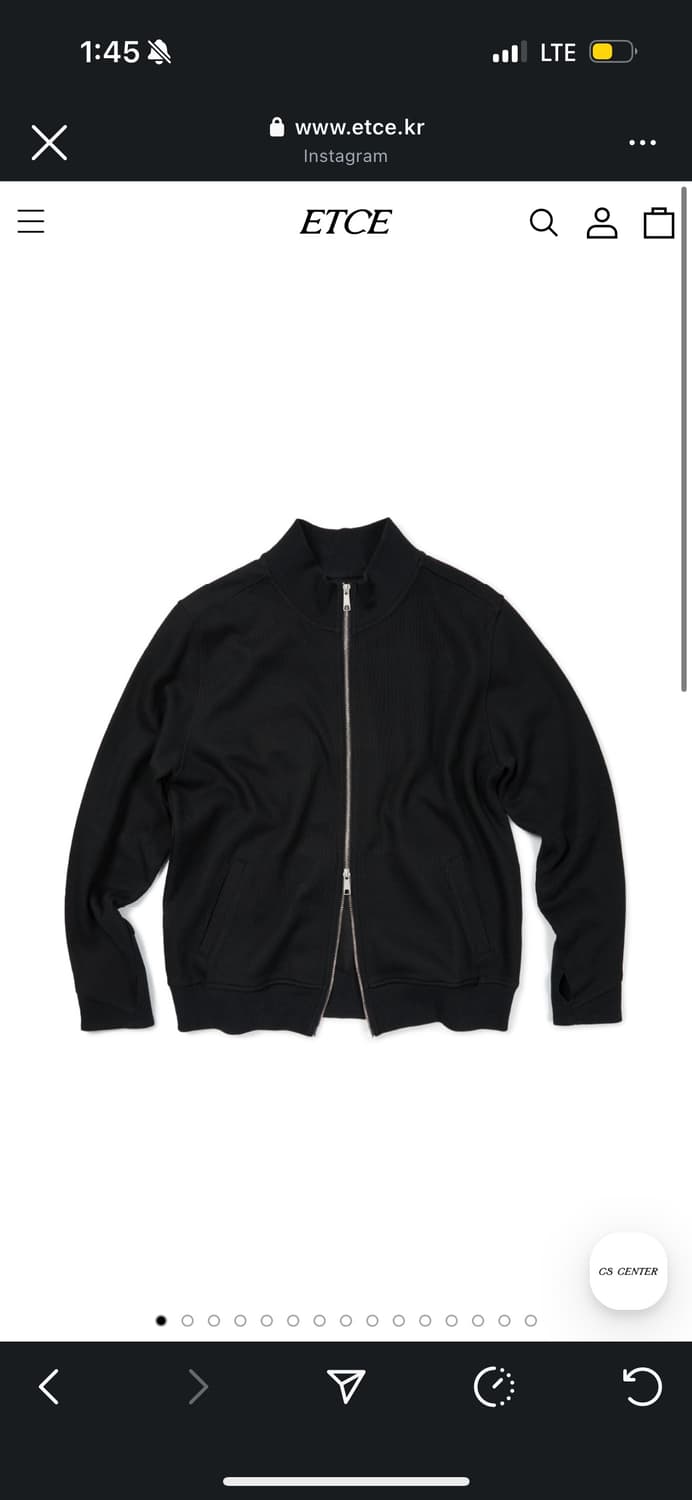ETCE pannel knit zip up M 상품이미지1