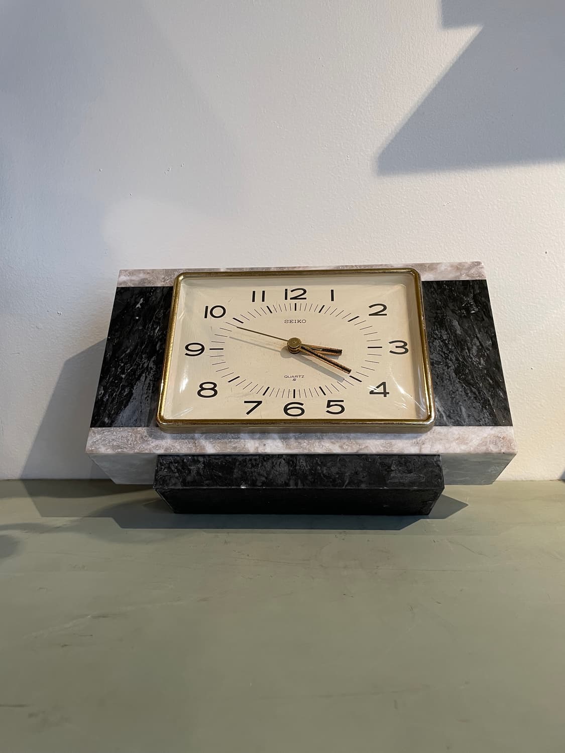 🍀SEIKO 세이코 마블 탁상시계 상품이미지3
