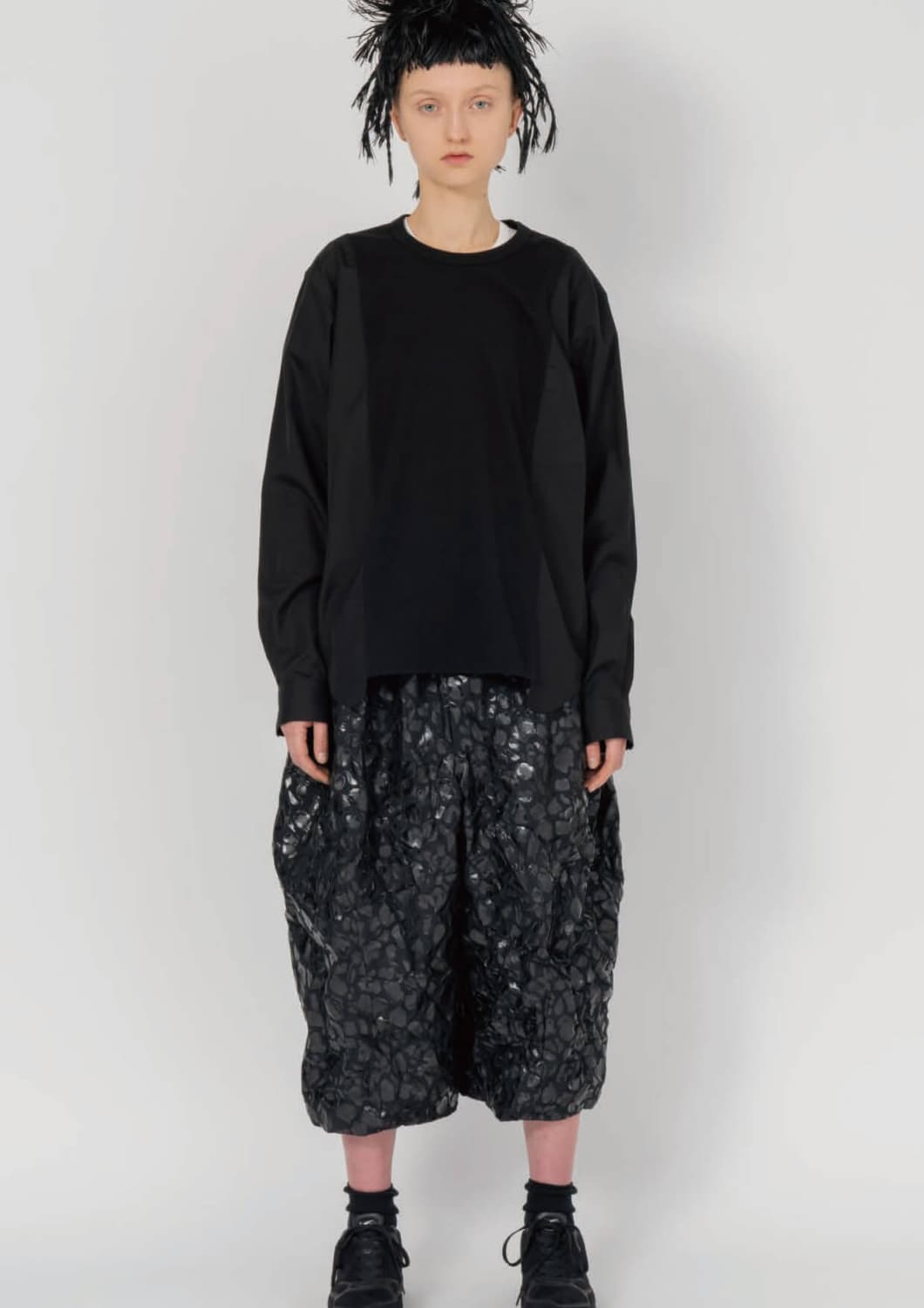 Leopard Pattern Volume Saruel Pants 상품이미지1