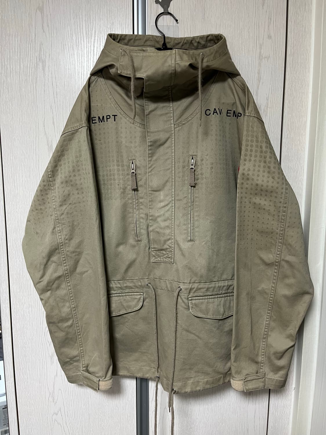 CAVEMPT 카브엠트 트윌코튼 아노락 카키베이지 L 상품이미지2