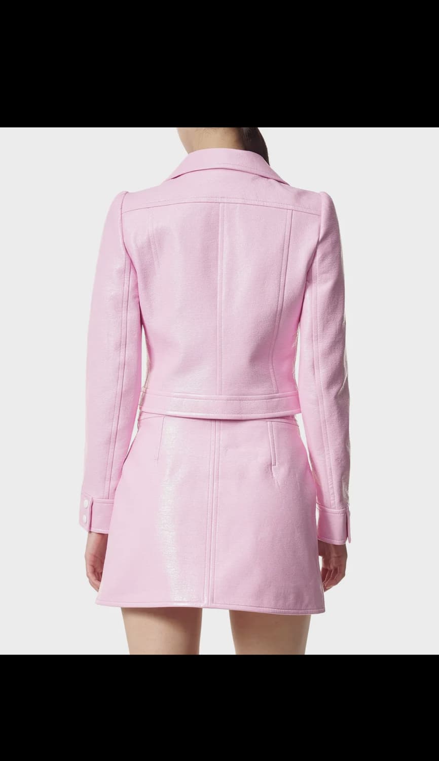 꾸레쥬 비닐 리에디션 재킷 로즈 상품이미지2