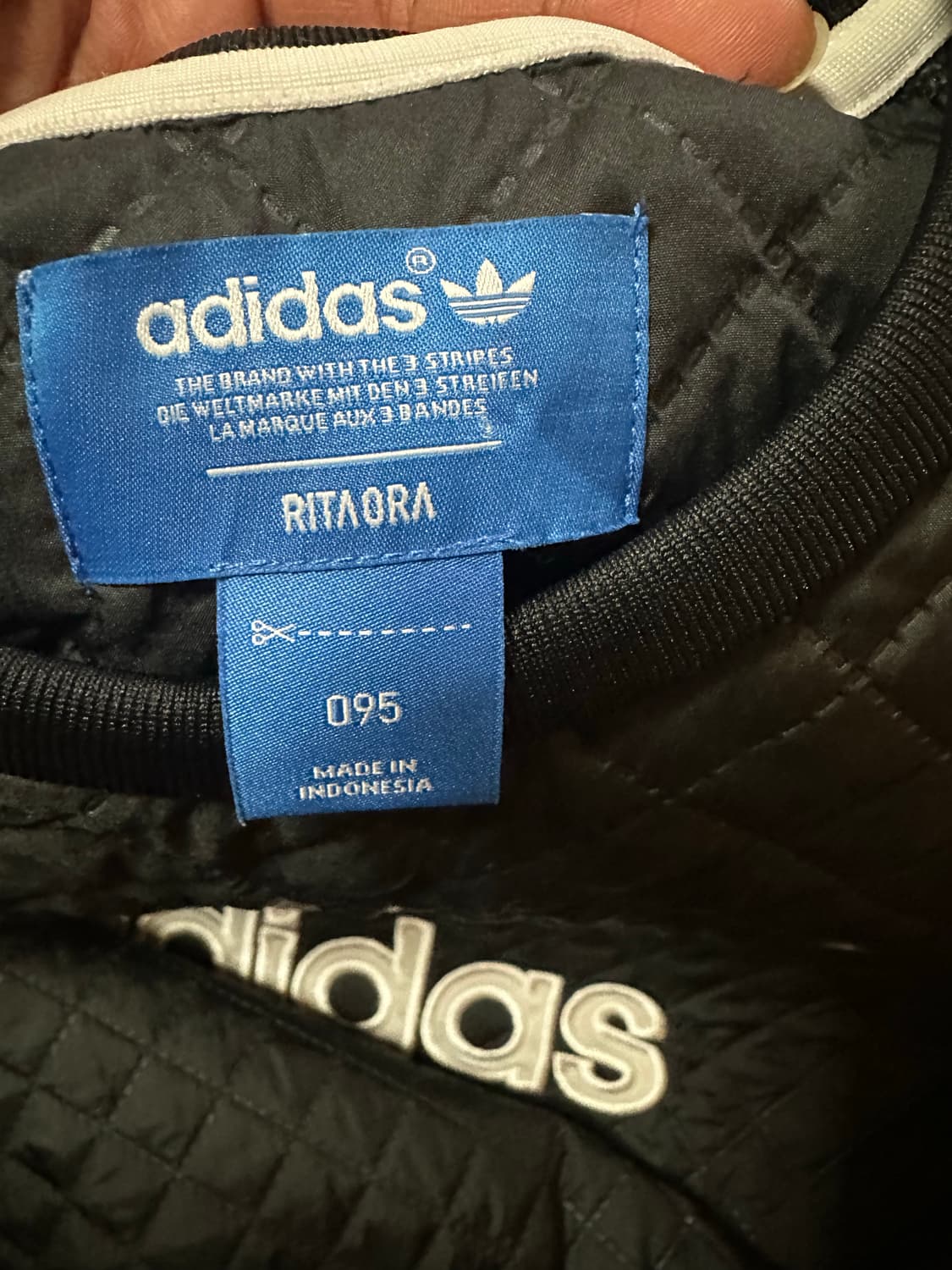 아디다스 퀼팅 트레포일 맨투맨 095 판매 상품이미지2