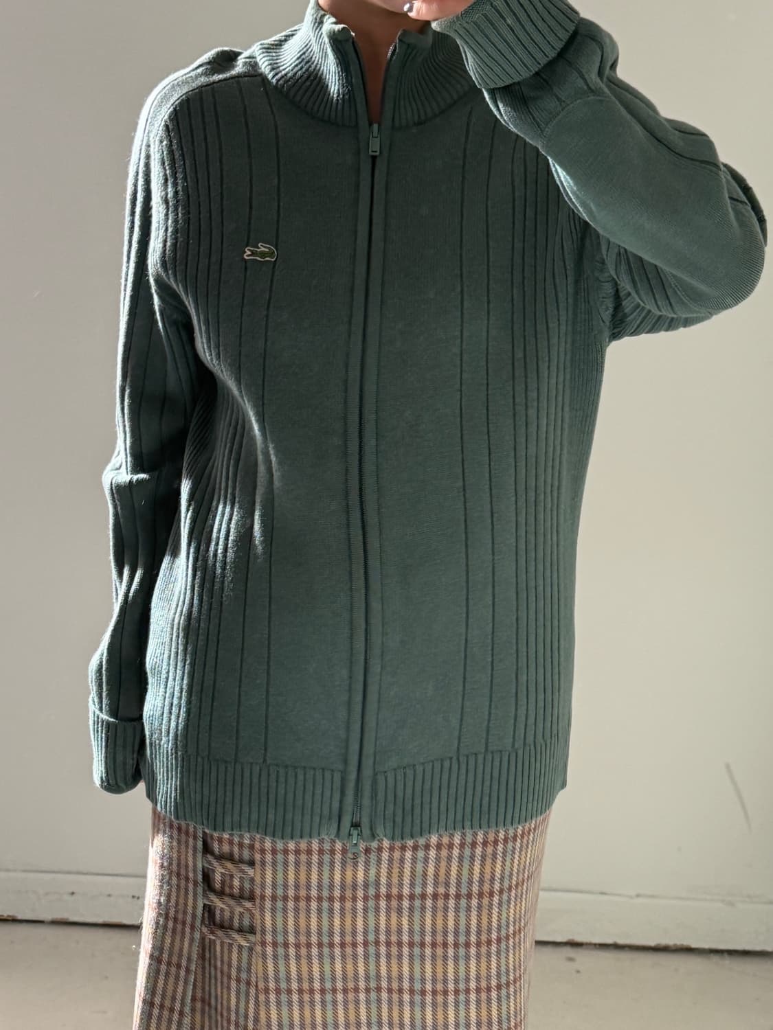 라코스테 풀집업 니트 가디건 상품이미지4