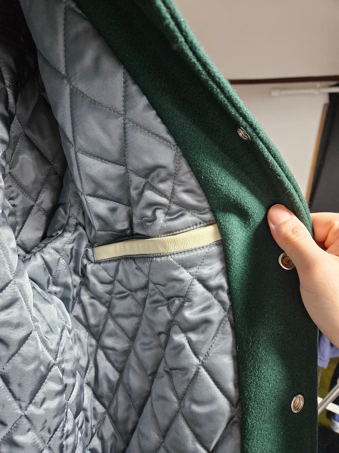 골든베어 바시티 포레스트 그린 / 스톤 클래식핏 XL 상품이미지5