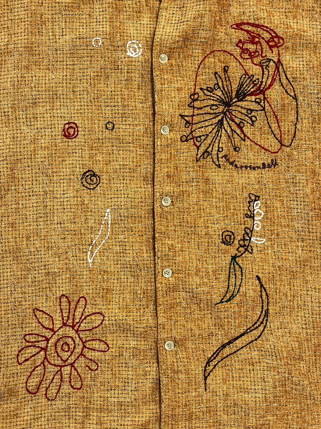 앤더슨벨 오브 엠브로더리 카라 반팔 셔츠 XL #csz4080 상품이미지6