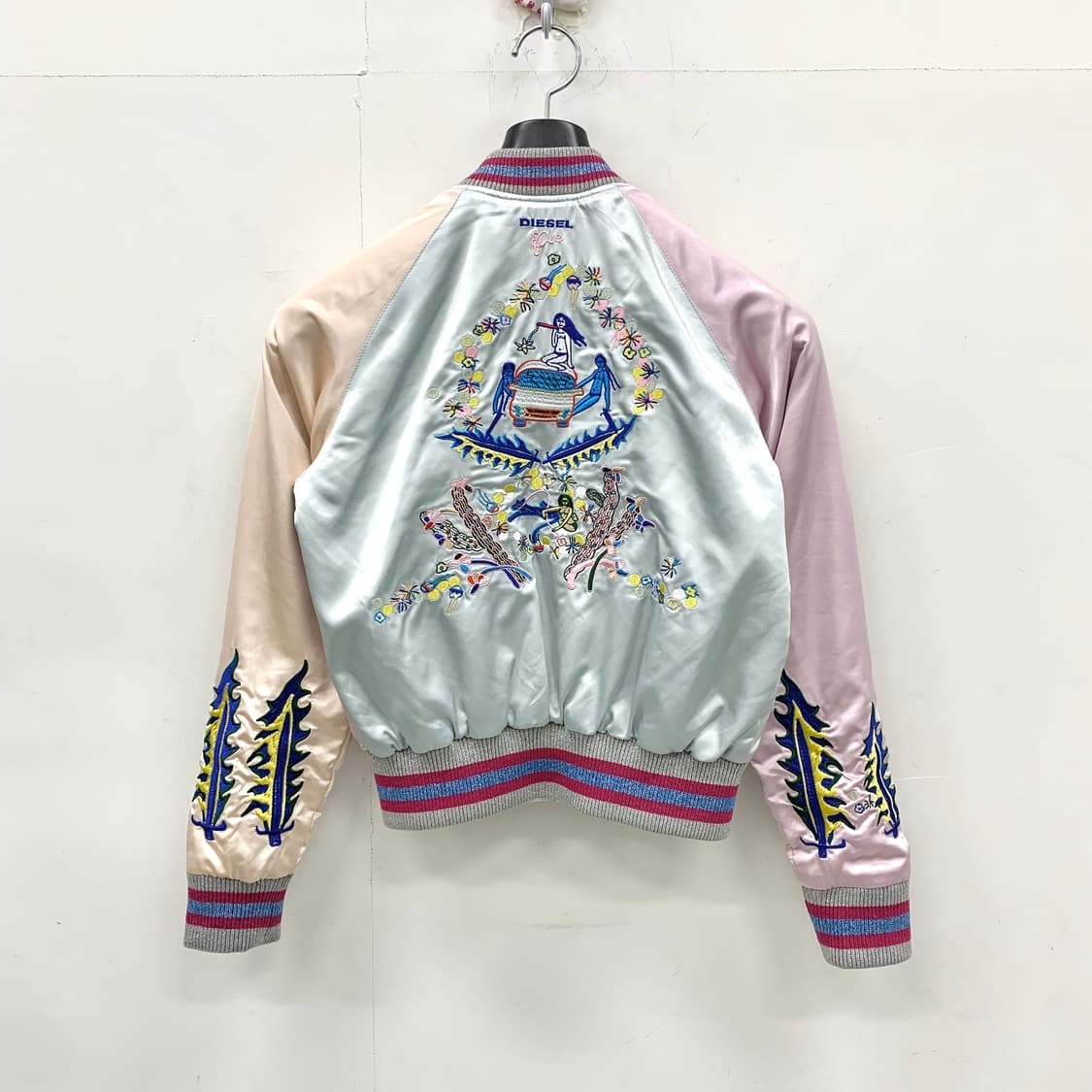 디젤 리버시블 자수워크 파스텔 스카쟌 상품이미지2