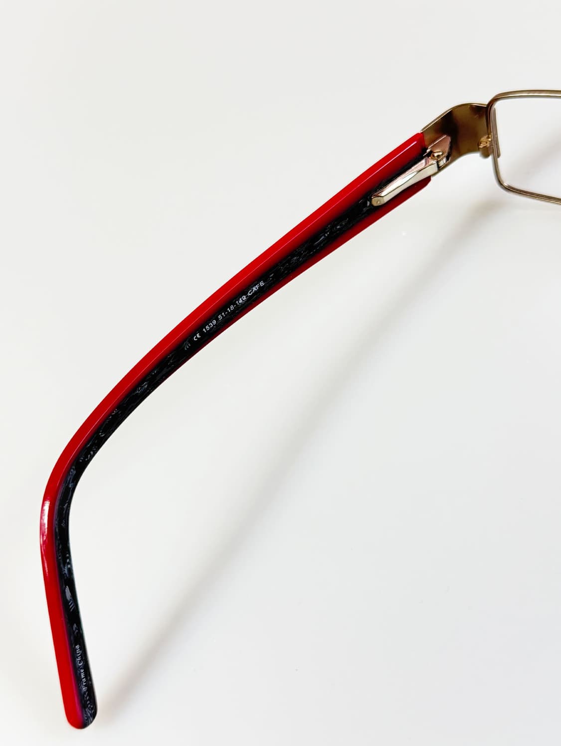 90s TOKIO 브라운 메탈 슬림 스퀘어 빈티지 안경 상품이미지8