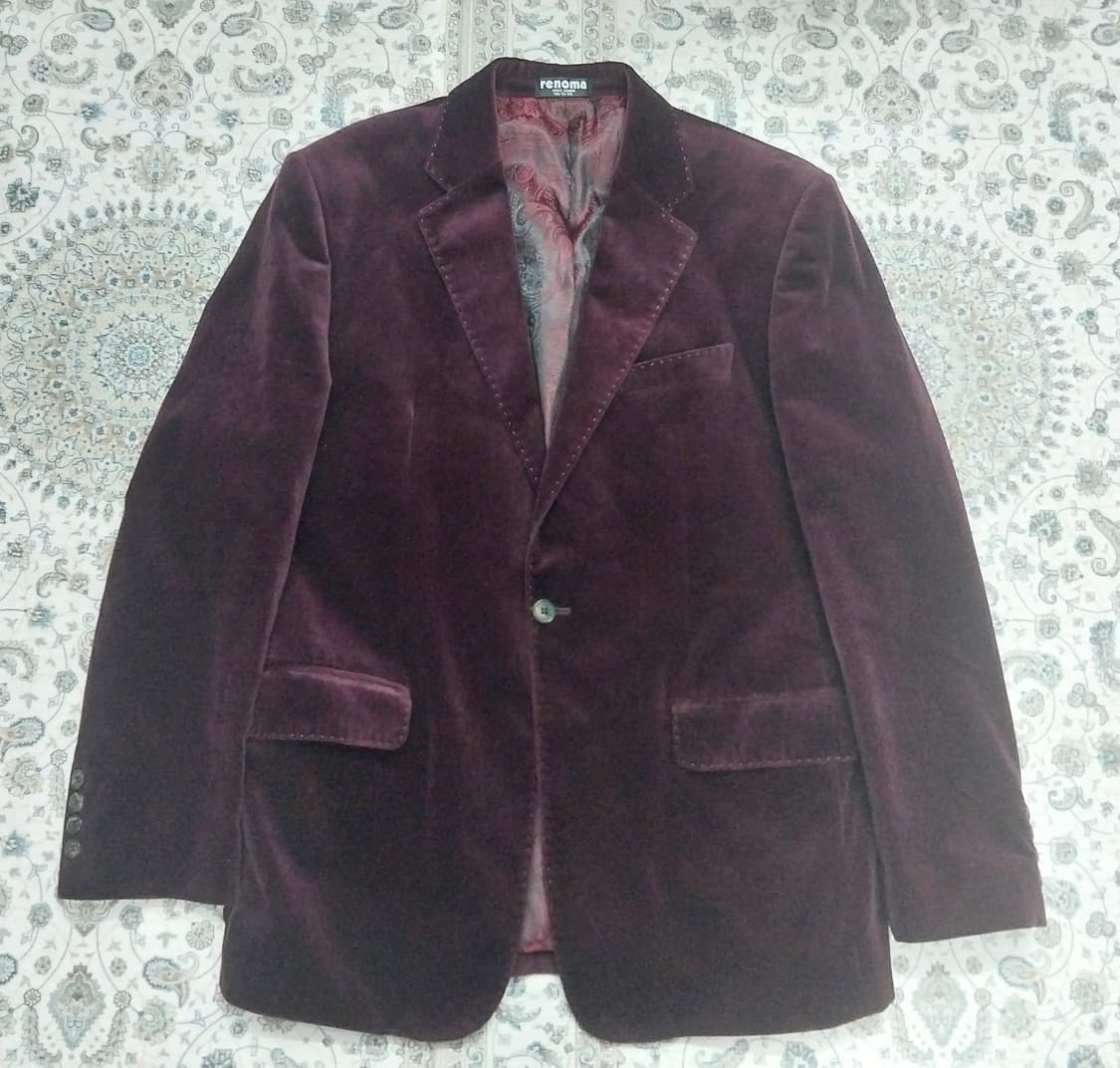 레노마 와인 벨벳 남성 자켓 105 상품이미지1