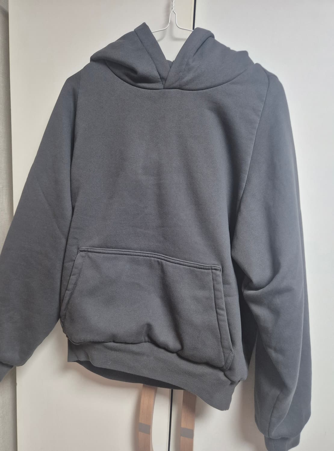 이지 갭 로고 슈렁큰 후드 블랙 xs 상품이미지1