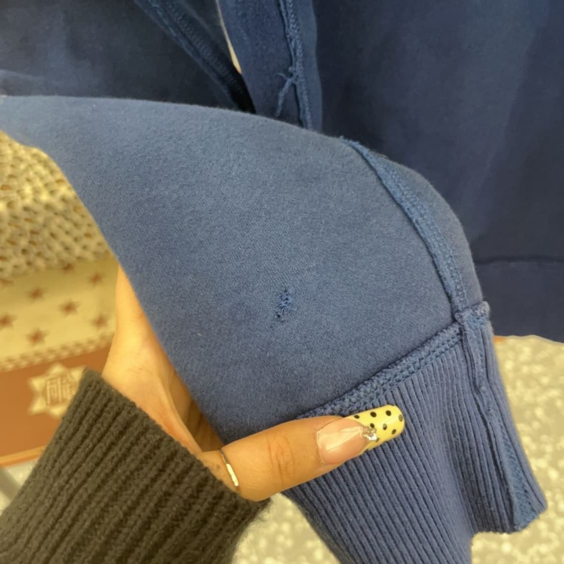 아베크롬비 레트로 Y2K 00's 키치 페인팅 후드집업 L C09714 상품이미지7