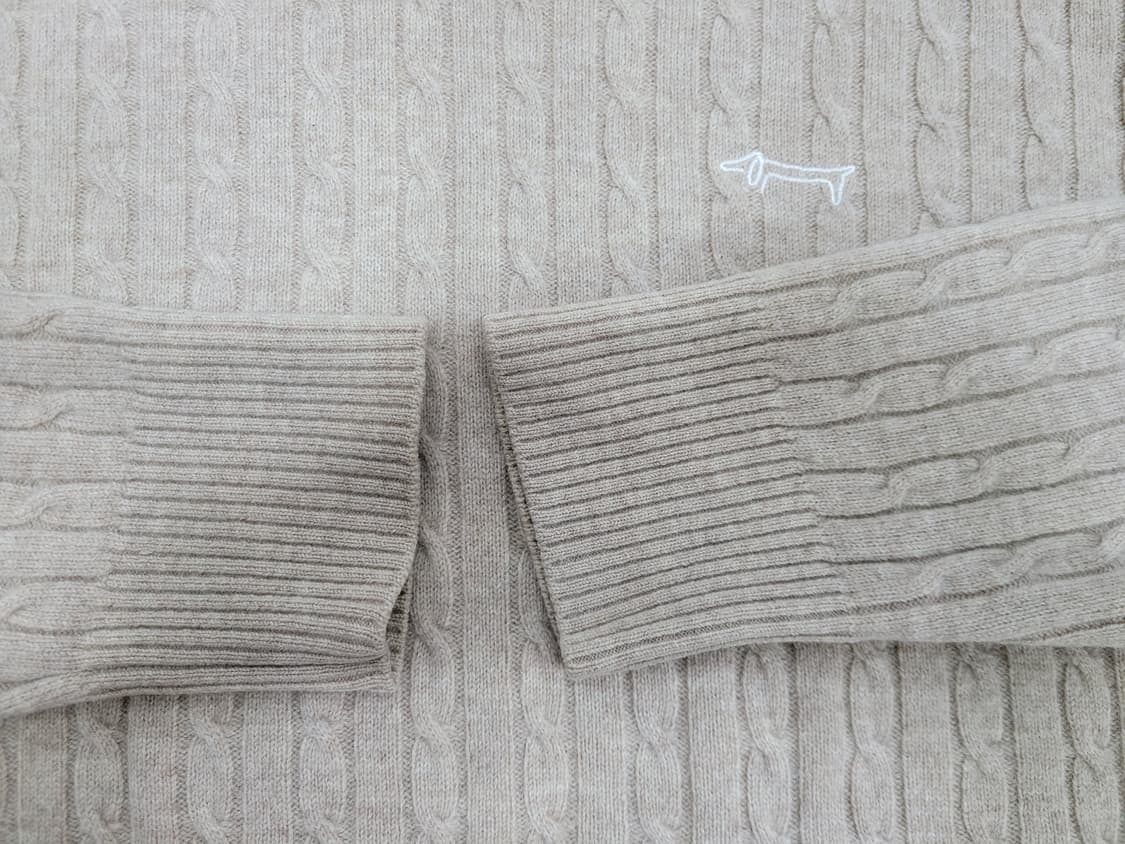 루이까스텔 울 캐시미어 터틀넥 케이블 니트 스웨트 / 남 100 베이지
 상품이미지5