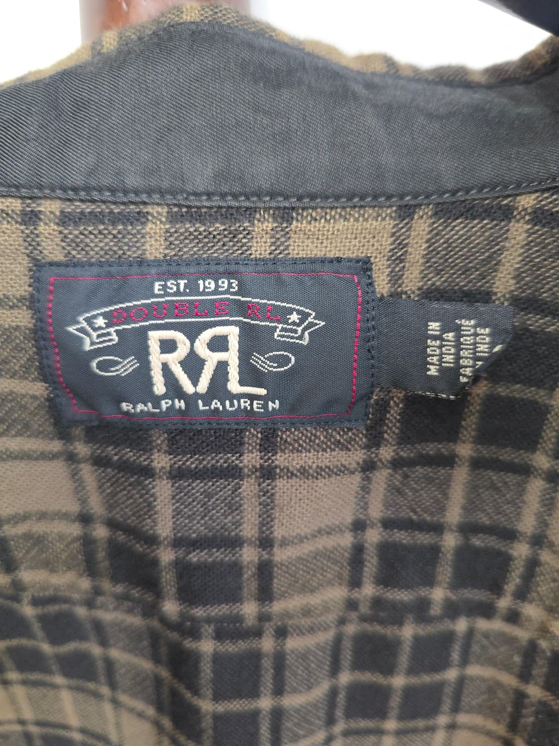 RRL Indigo Herringbone Workshirt, M사이즈 상품이미지4