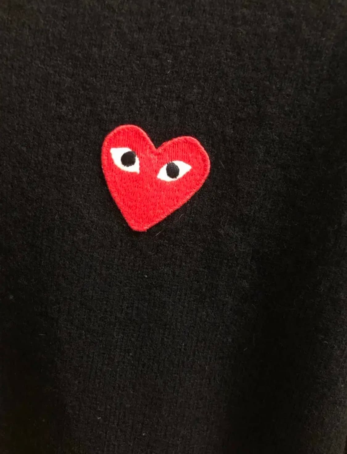 꼼데가르송 정품 브이넥 울니트 상품이미지3