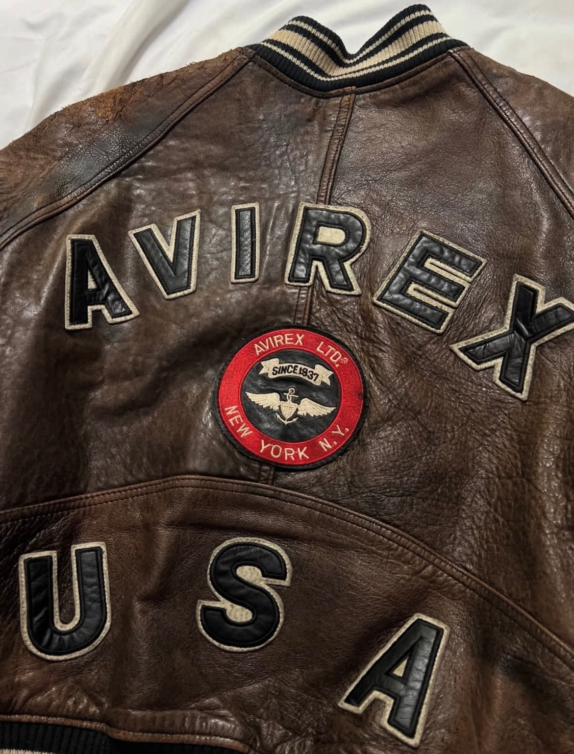 아비렉스 아이콘 가죽자켓 상품이미지7