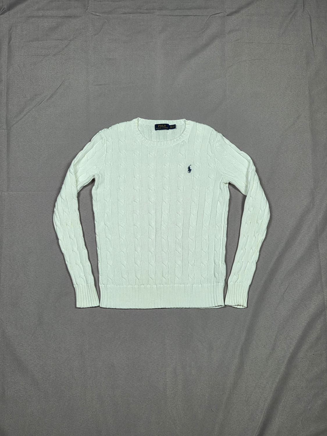 [폴로 랄프로렌] 케이블 코튼 크루넥 스웨터 | A00159 상품이미지1