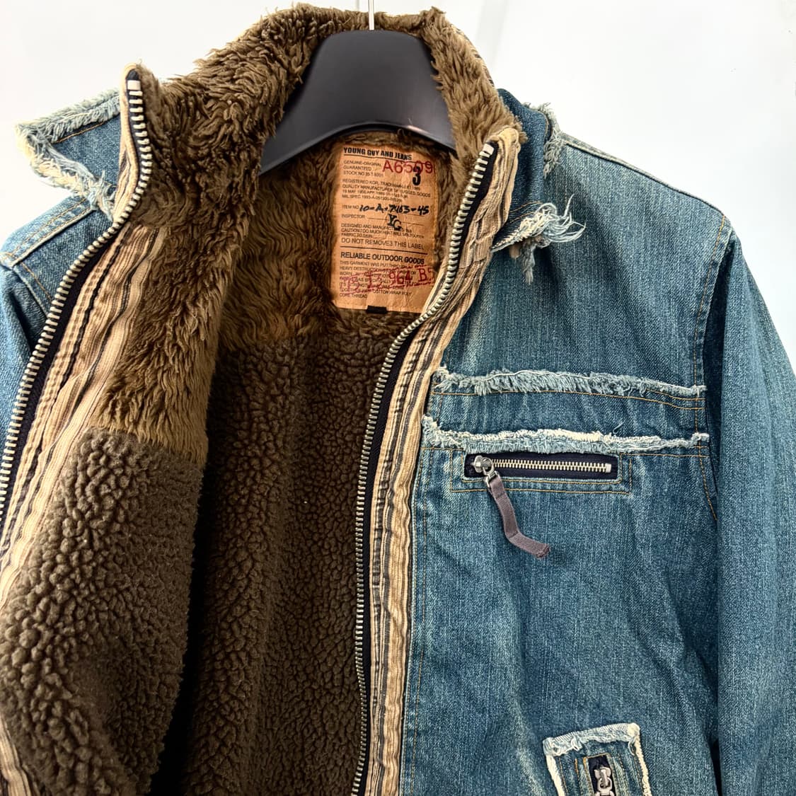 Young Guy and Jeans 쉐르파 데님 자켓 상품이미지6