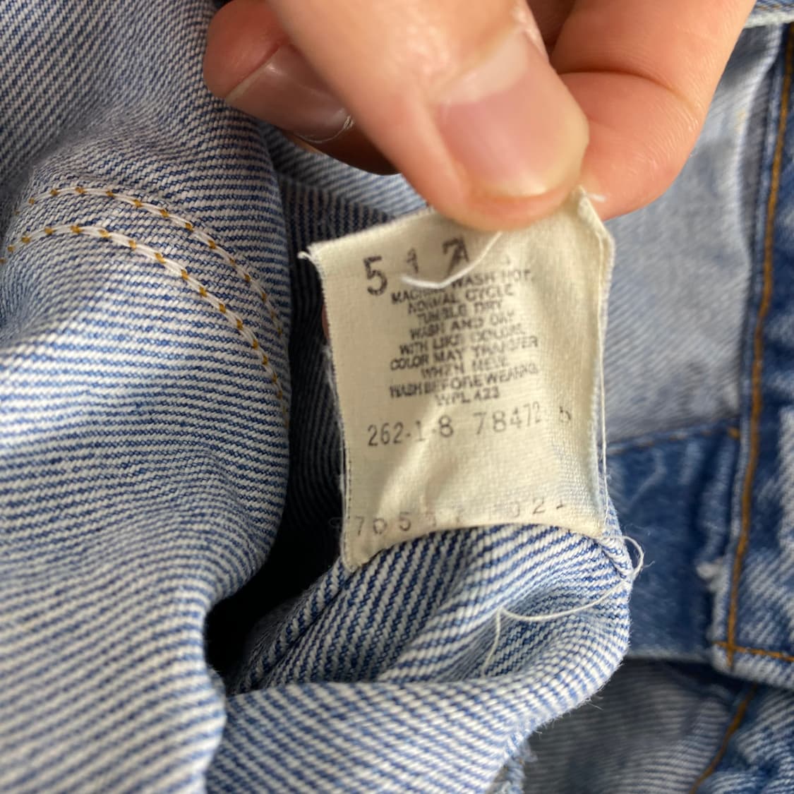 80's USA Levi's 70507 0214 Denim Trucker 상품이미지8