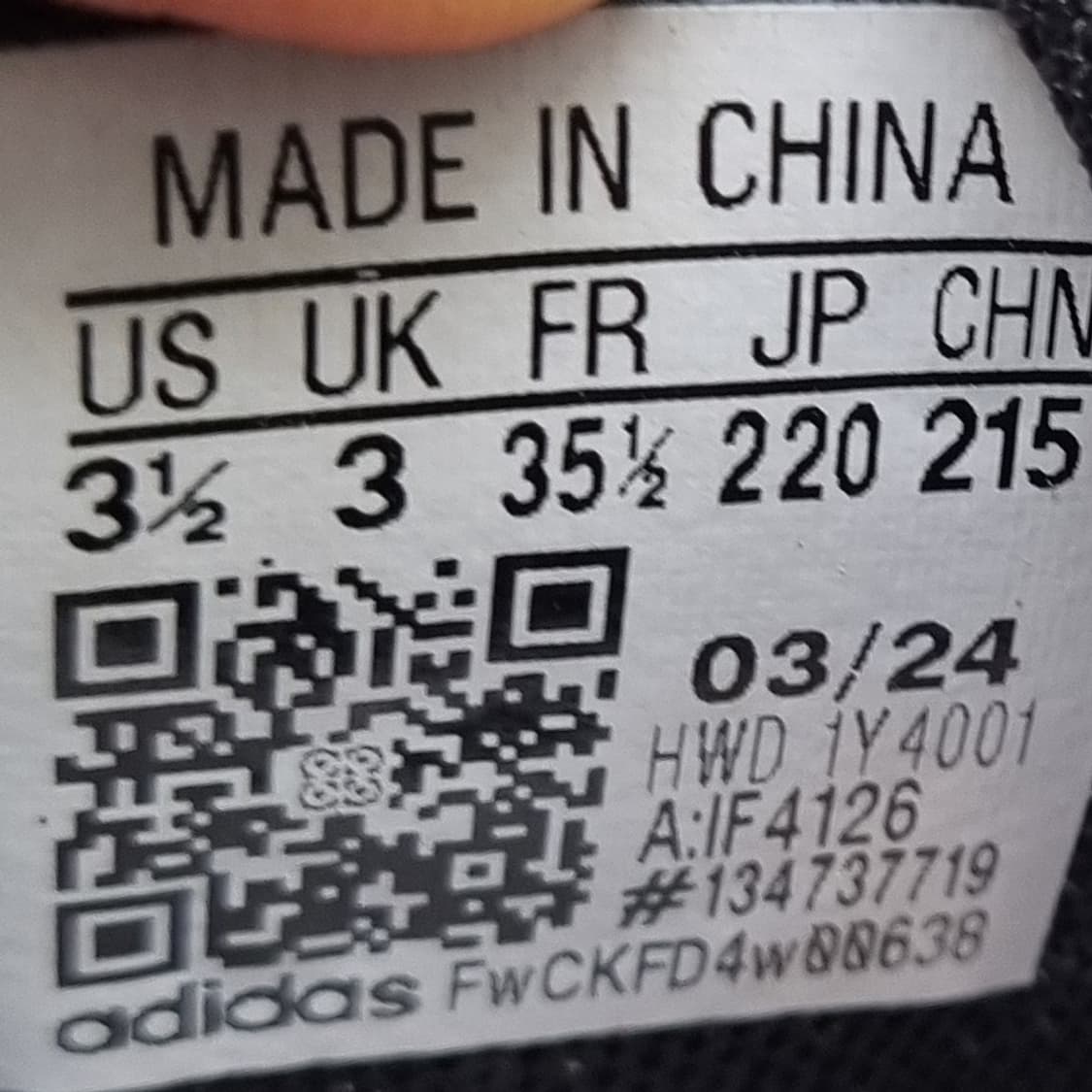 아디다스 포르타런 3.0보아 아동운동화220  상품이미지6