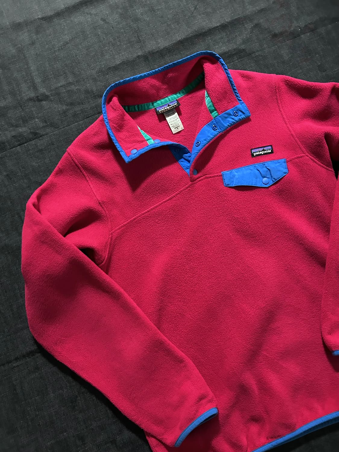 파타고니아 신칠라 풀오버 플리스 스냅티 Made of US Fabric 상품이미지7