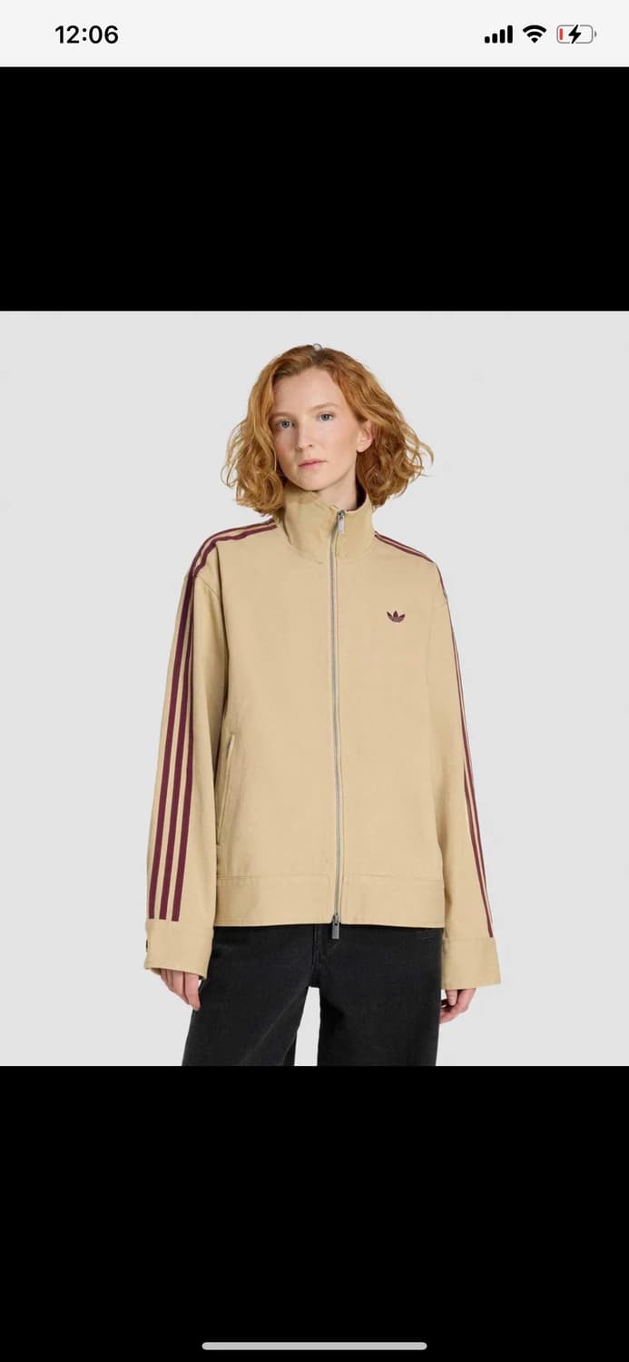 아디다스 트윌 파이어버드 자켓 리넨 카키 (w) L 상품이미지2
