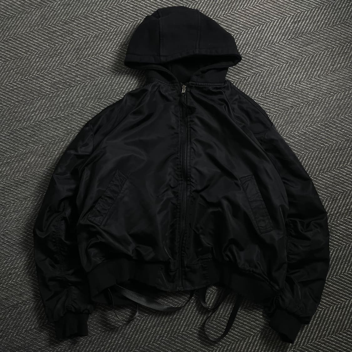 Glamour 리버시블 박시핏 항공 점퍼y 4619 상품이미지2