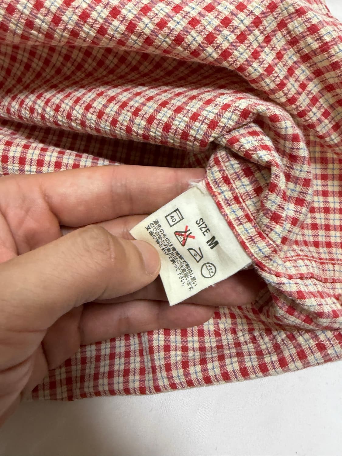 100) dockers 다커스 시어서커 체크 반팔 셔츠  상품이미지6