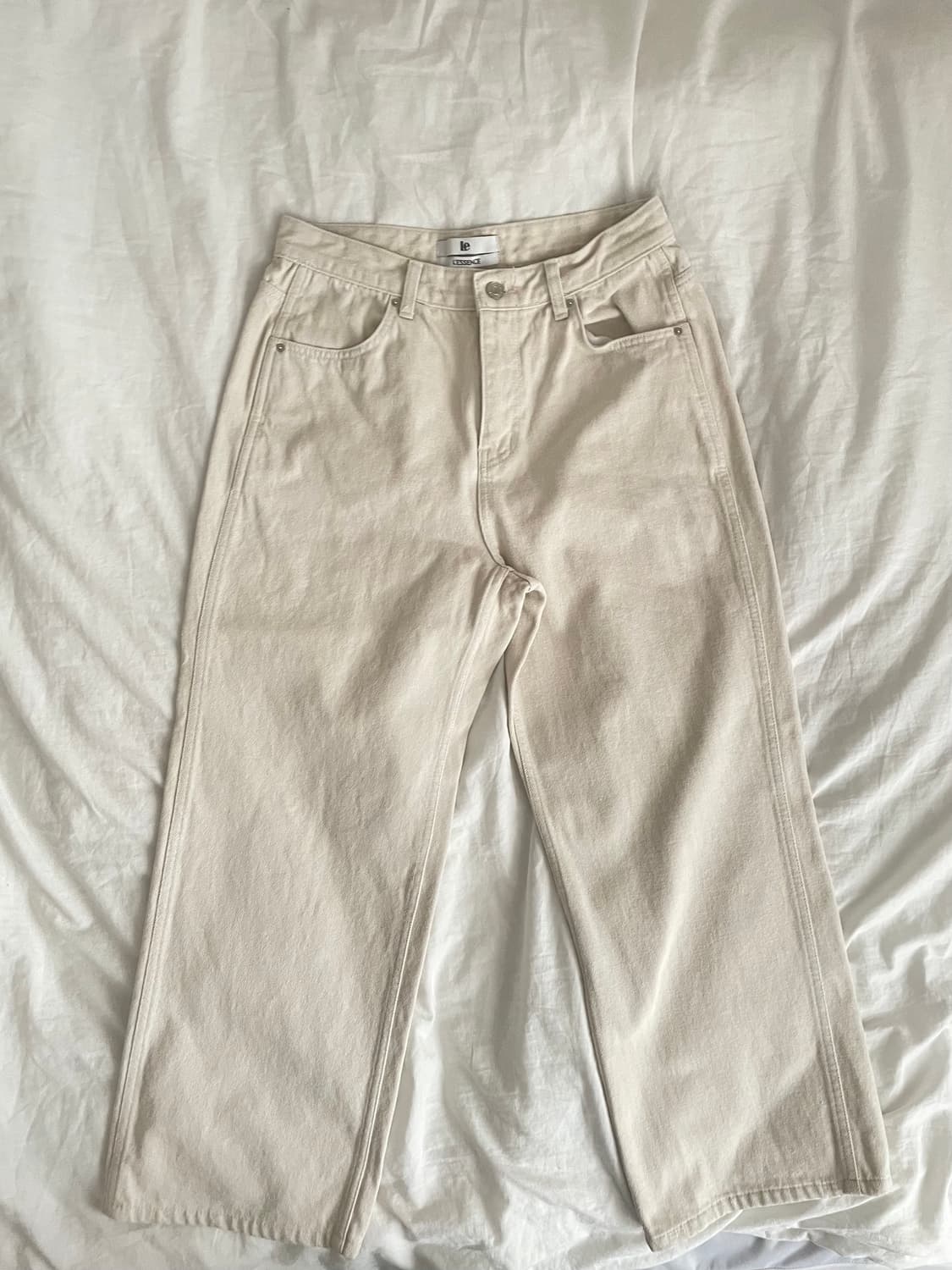 LE 아이보리 데님 팬츠 상품이미지5