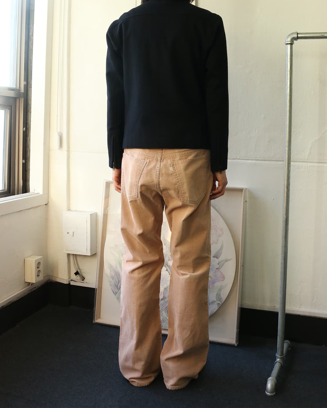 70s 리바이스 646 베이지 코듀로이 벨바텀 부츠컷 팬츠 상품이미지3