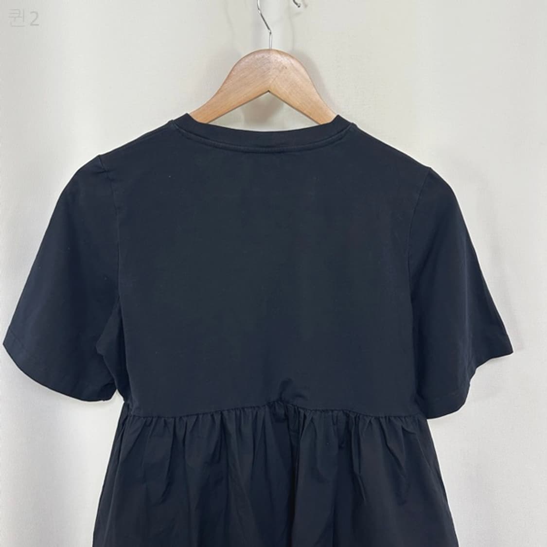 COS 코스 여자 반팔티 임부복티 검정 M  상품이미지8