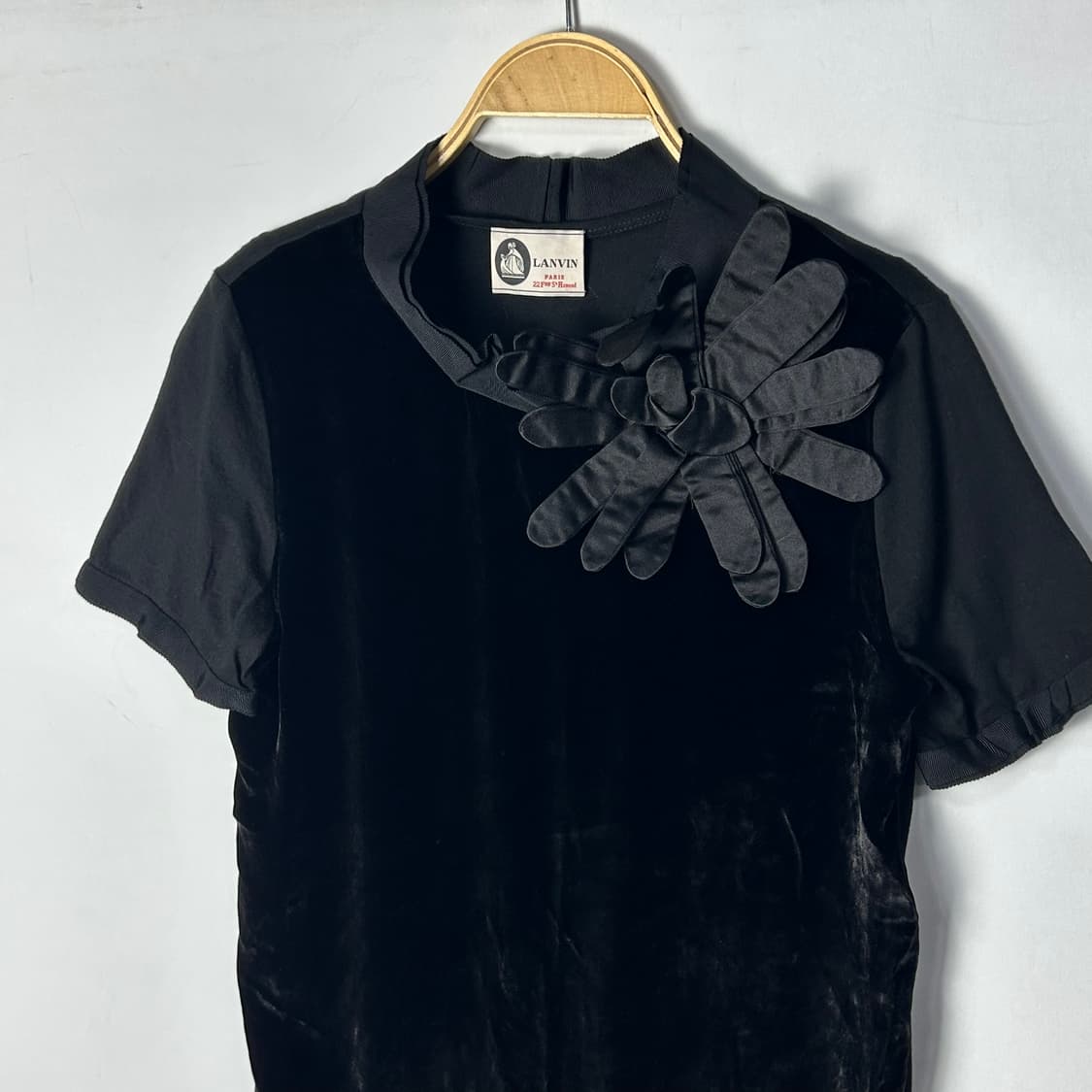 [LANVIN] 랑방 벨벳 플라워 코사지 원피스 상품이미지3