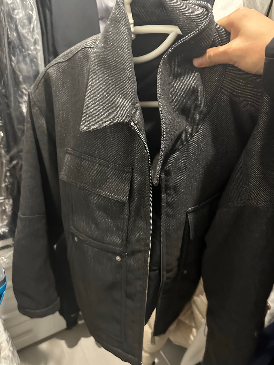 에비수 자동차 자수 자켓 상품이미지1