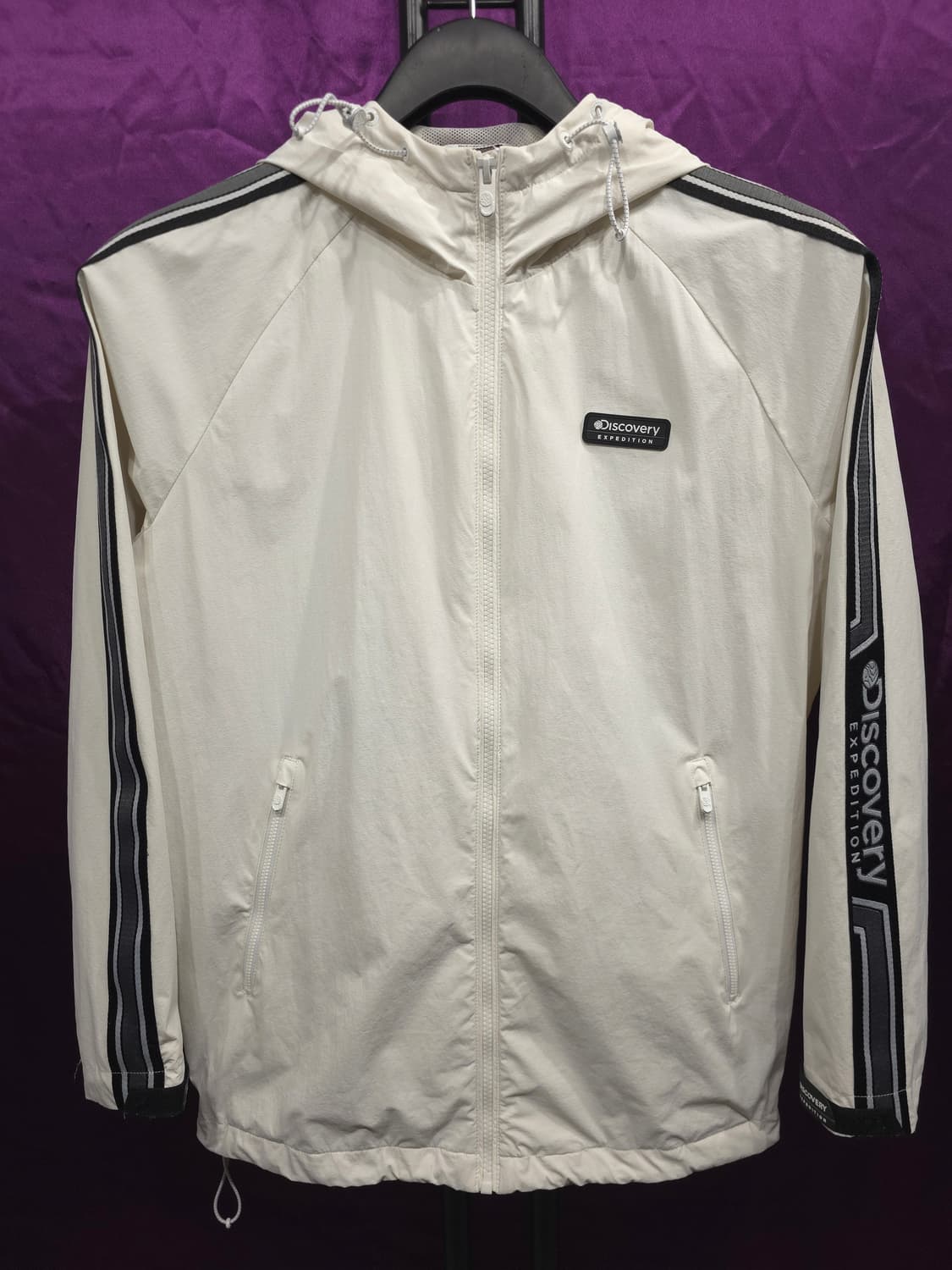 디스커버리 여성 로고테잎 바람막이 자켓 95(100) 상품이미지1