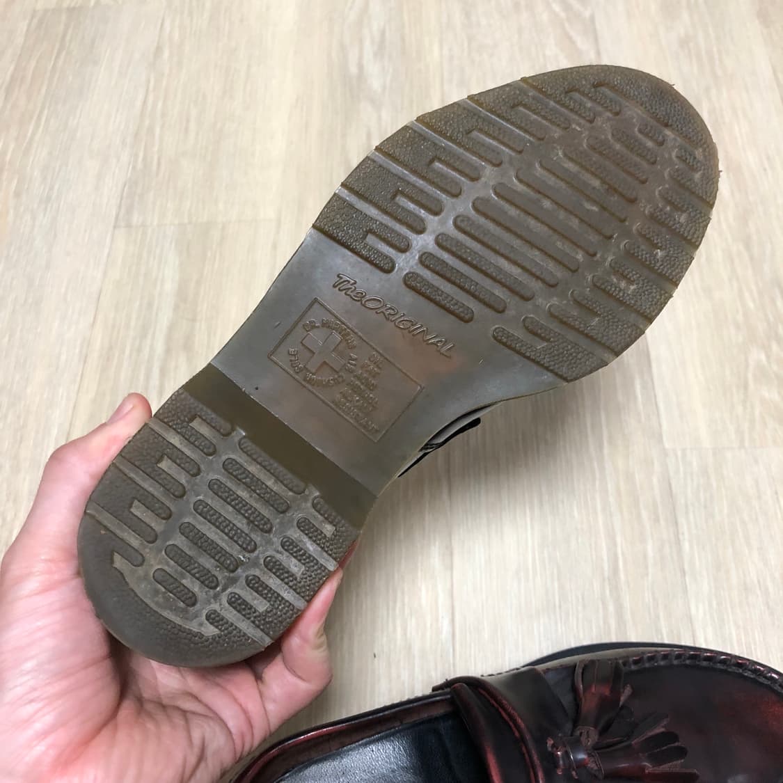 (230) 닥터마틴 Dr.martens 아드리안 태슬 로퍼 버건디 상품이미지3
