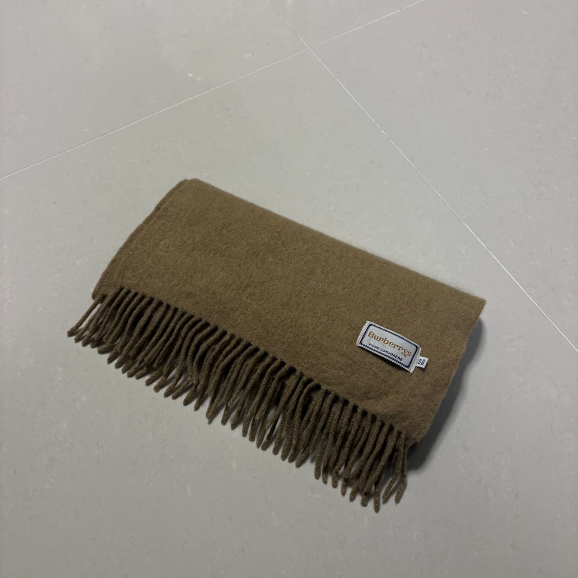 빈티지 버버리 캐시미어 베이지 목도리 머플러 상품이미지4