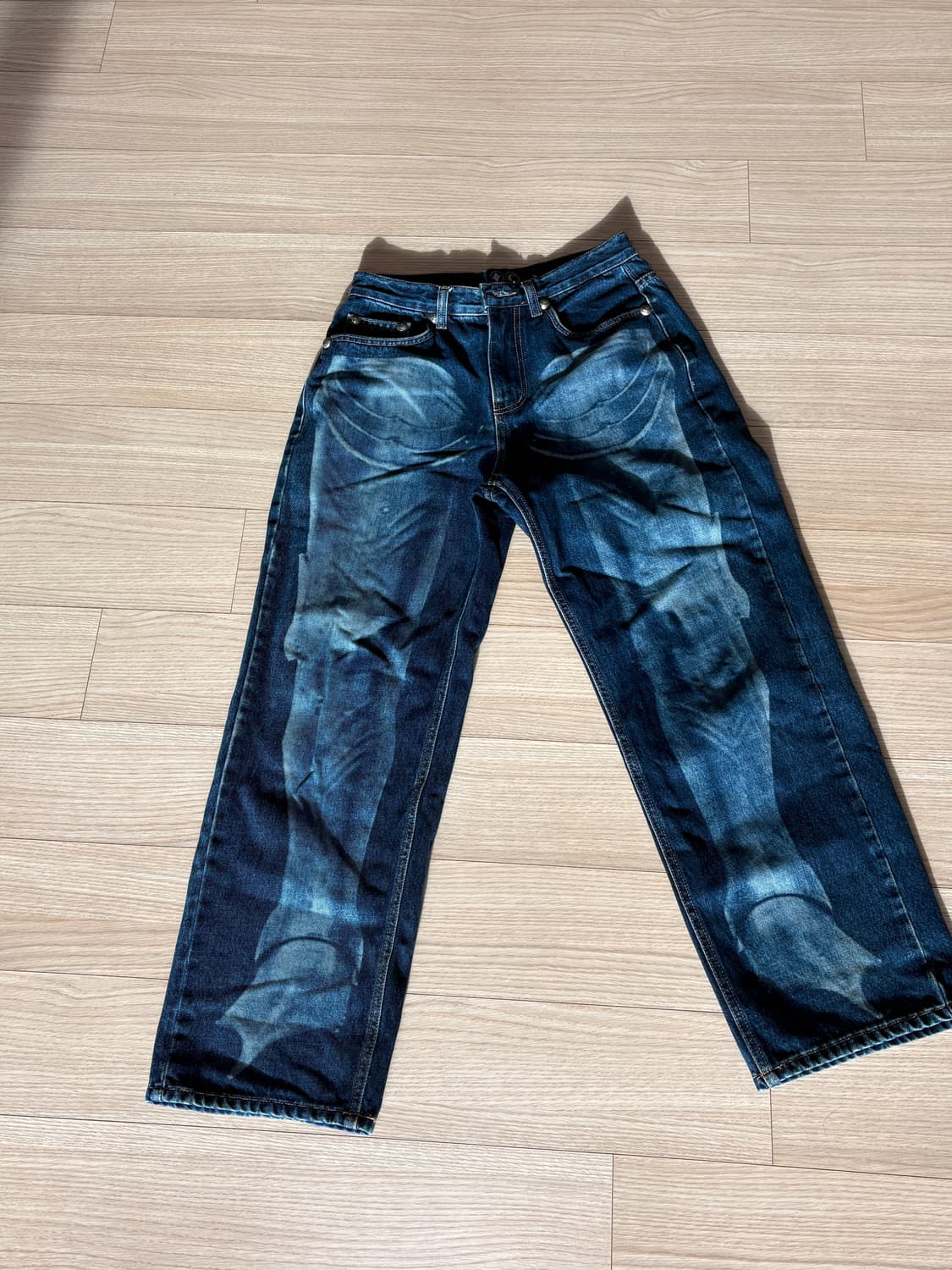 떠그클럽 워리어 데님 팬츠 (1사이즈) 상품이미지3