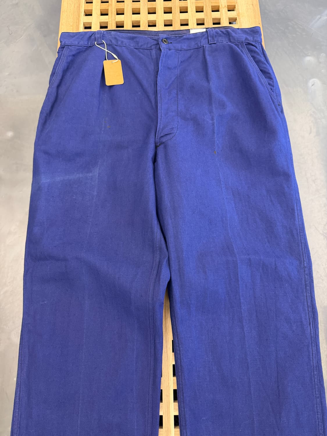 WASHED PURPLE NAVY OLD VINTAGE 프렌치워크팬츠 상품이미지3