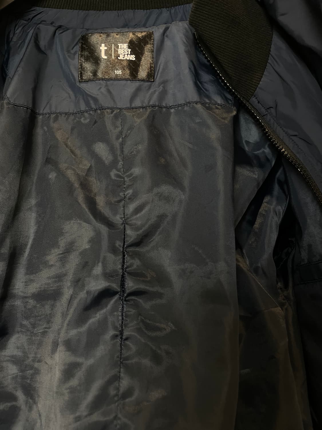 (105) tbj 네이비 락시크 블루종 바람막이 자켓 상품이미지9