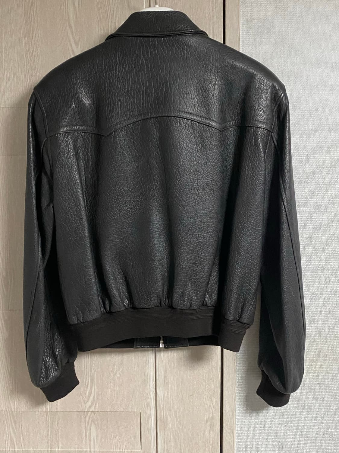 렉토 벤 슈렁큰 램 레더 자켓 s 팝니다 상품이미지4