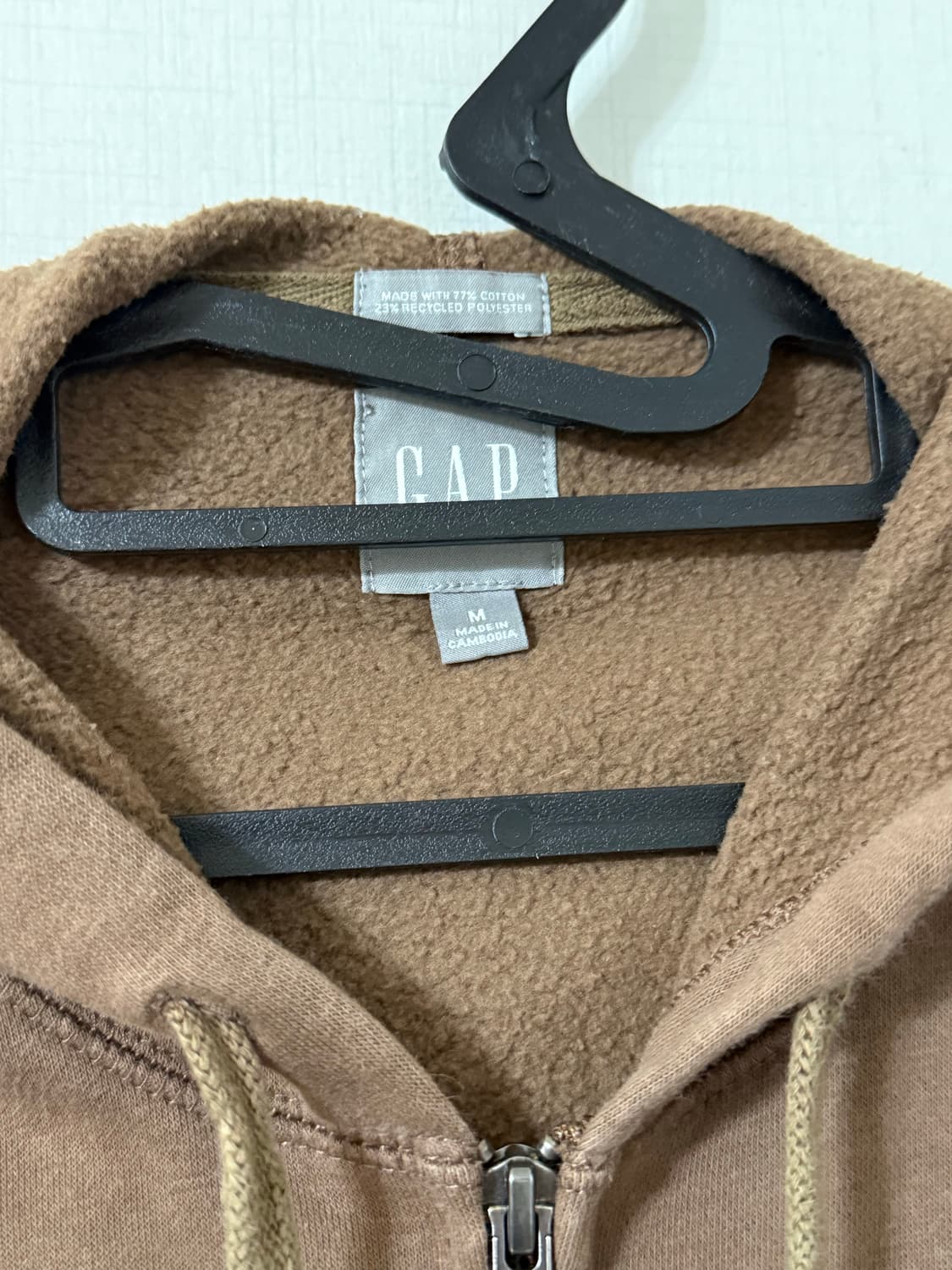 갭 gap 브라운 초코 후드집업 상품이미지2