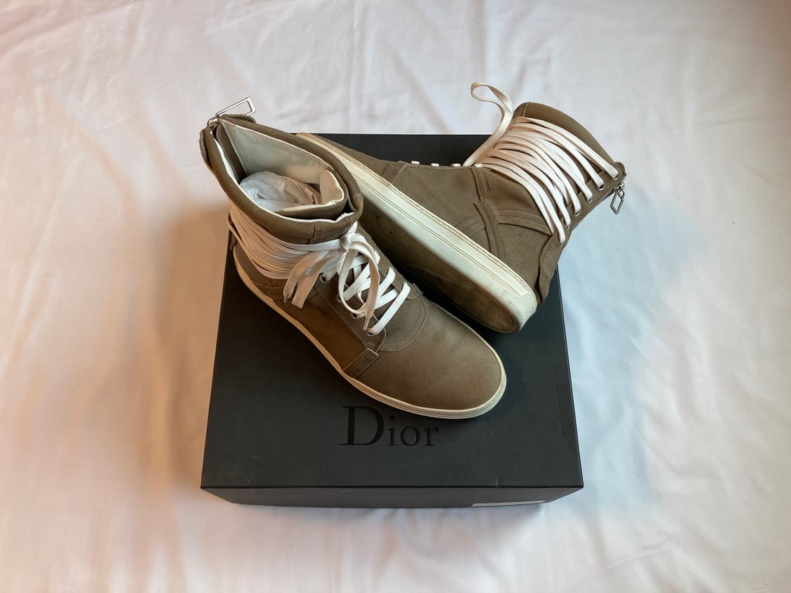 [41] 디올옴므 dior homme 끈칭칭 하이탑 베이지 상품이미지5