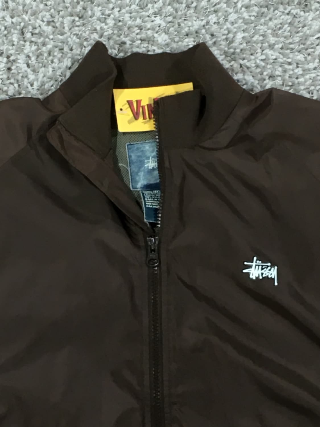 스투시 브라운 바람막이 상품이미지4