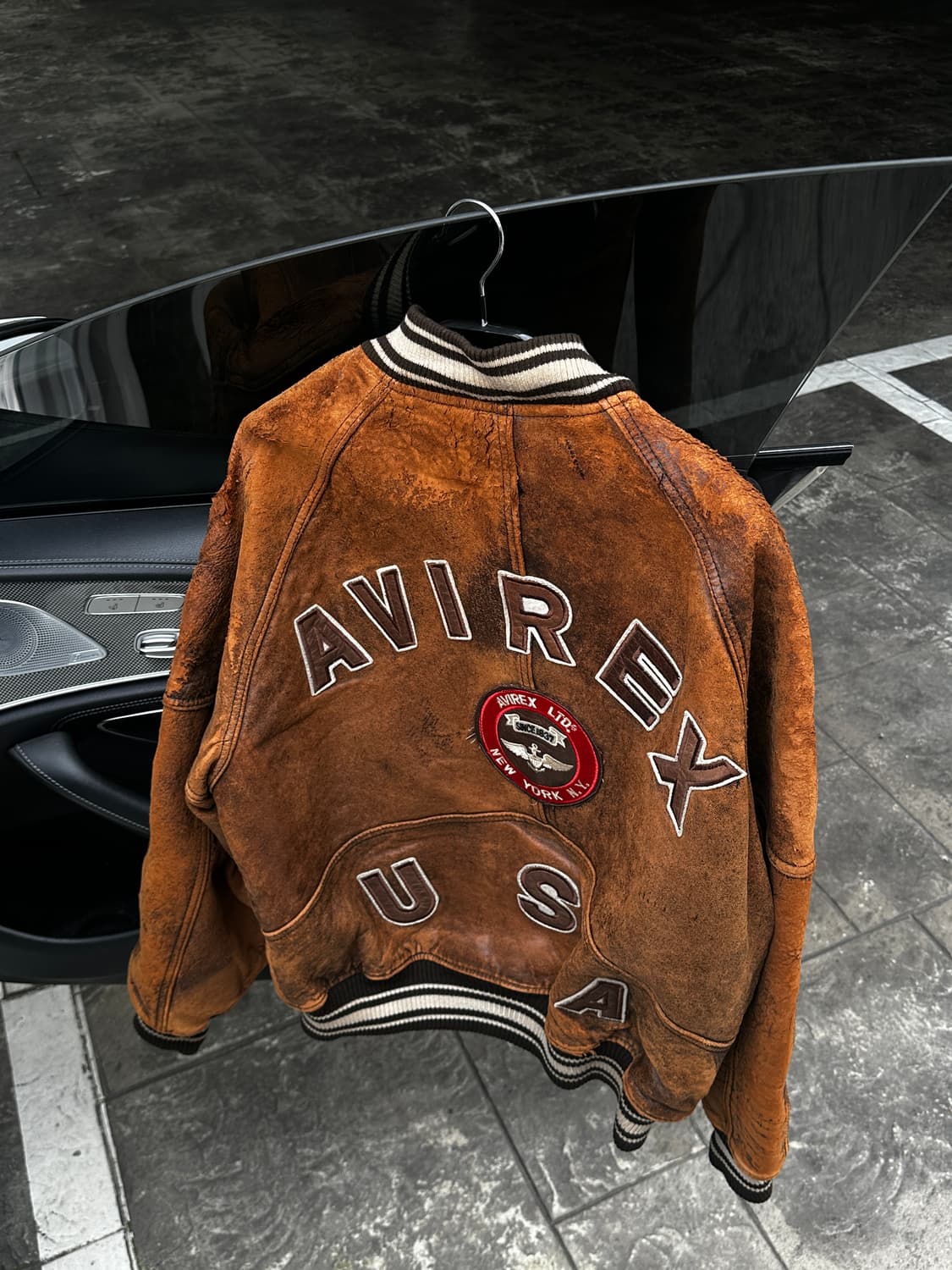 아비렉스 avirex 90’s 빈티지 레더 바시티 자켓 스타디움 상품이미지5
